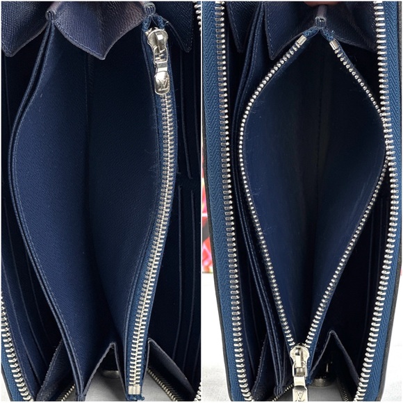 ❌SOLD❌ 💎 Louis Vuitton Navy Epi leather Zippy Wallet - Picture 9 of 14